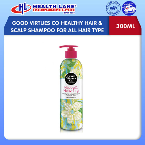 GOOD VIRTUES CO HEALTHY RAMBUT & KULIT KEPALA SYAMPU FOR ALL RAMBUT TYPE (300ML)